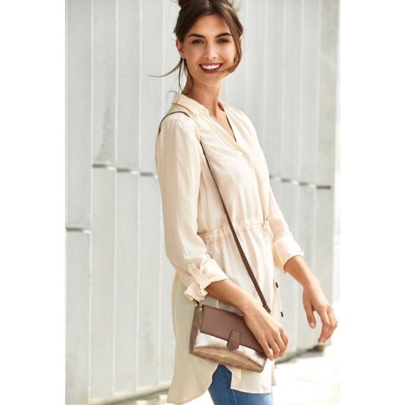Anthropologie Tops - HD in Paris Anthropologie Carmina Tunic in Blush